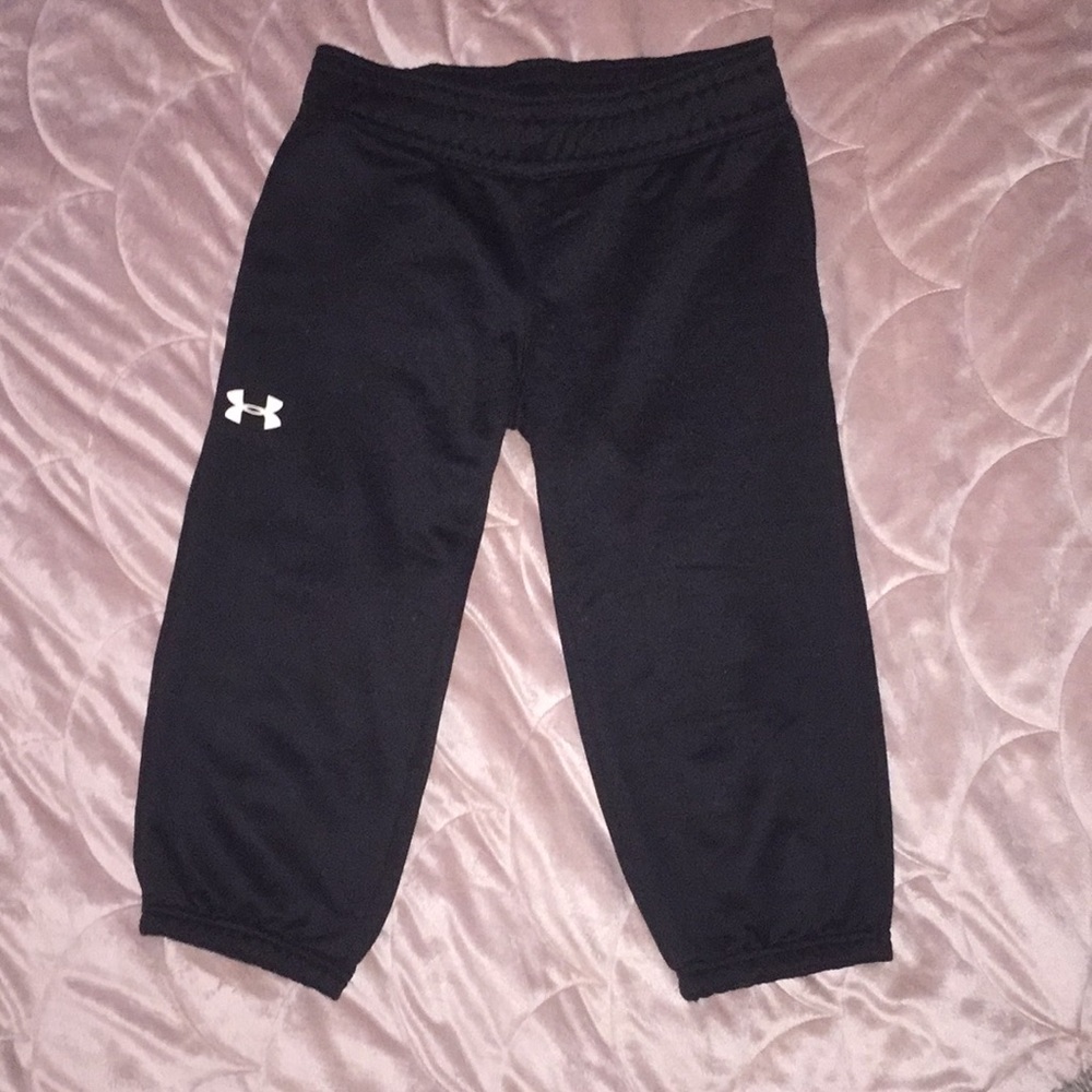 Under Armour YLG black loose sweats